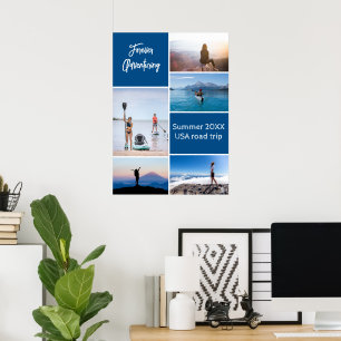 Forever Adventuring Photo Collage Poster