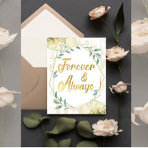 Forever & Always – Elegant Personalised Wedding De