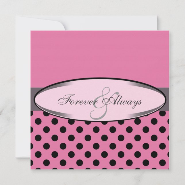 Forever & Always Elegant Wedding Invitation (Front)