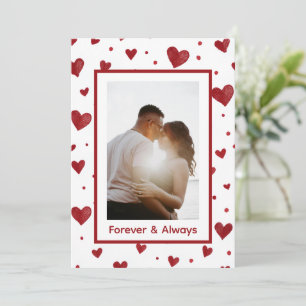 Forever & Always Valentine's Day Custom Card