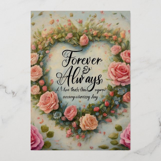 Forever Always Wedding Anniversary (Front)