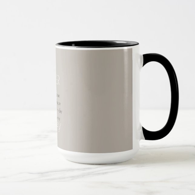 Forever and A Day Poem Mug (Right)
