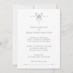 Forever and Always Bella and Edward Wedding Invitation