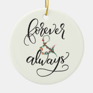 Forever and Always Ceramic Tree Decoration