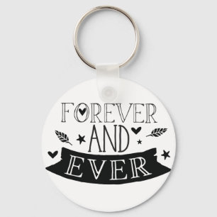 forever and ever key ring