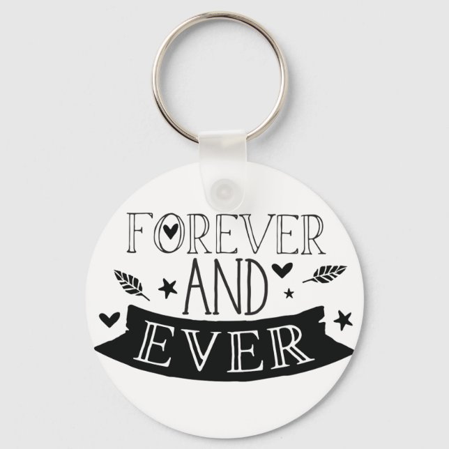 forever and ever key ring (Front)