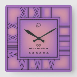 Forever And Ever Square Wall Clock