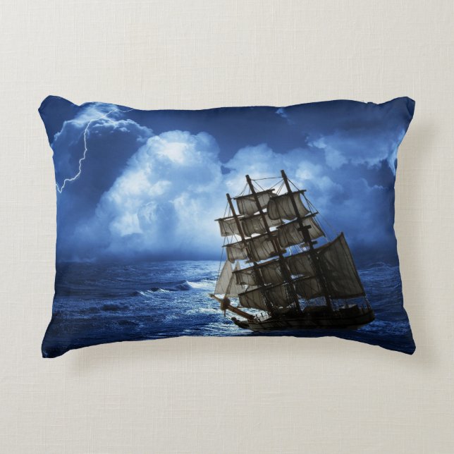 Forever At Sea Decorative Cushion (Front)