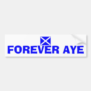 Forever Aye Scottish Independence Flag Sticker