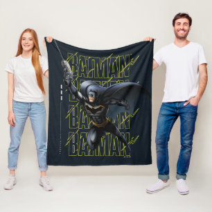 Forever Batman Grappling Hook Fleece Blanket