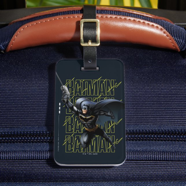 Forever Batman Grappling Hook Luggage Tag (Front Insitu 2)