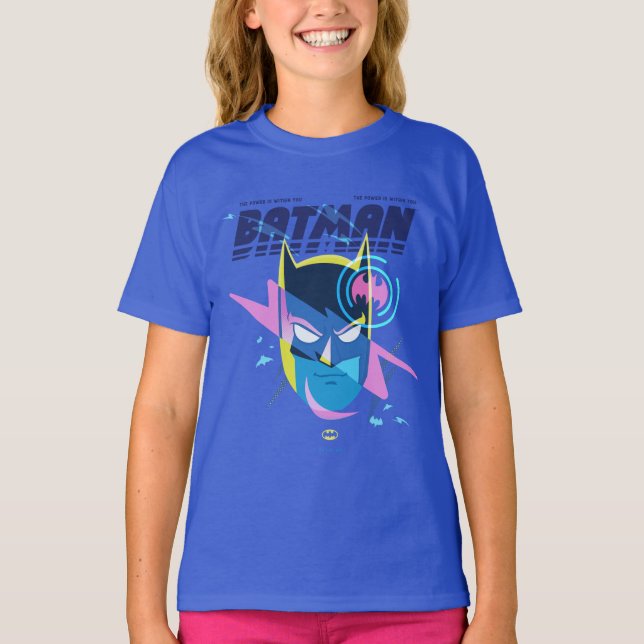 Forever Batman Light Up Head Graphic T-Shirt (Front)