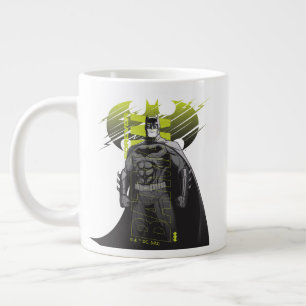Forever Batman Power Up Character Art Large Coffee Mug