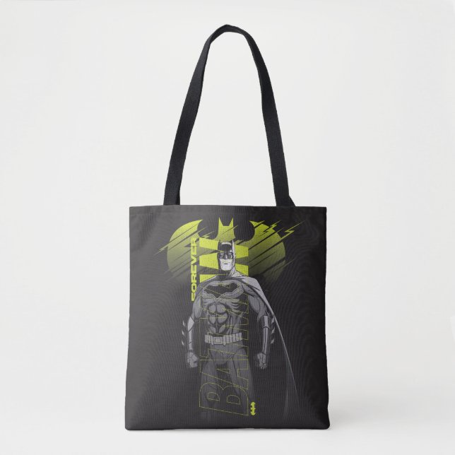 Forever Batman Power Up Character Art Tote Bag (Front)