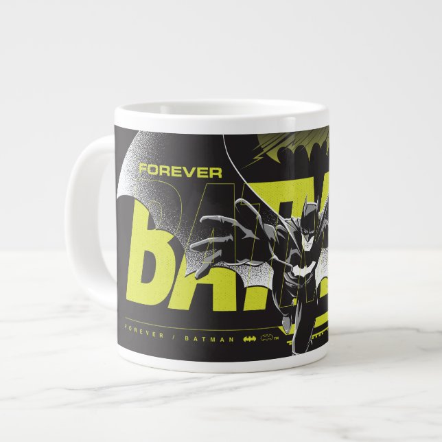 Forever Batman Reaching Graphic Large Coffee Mug (Front Left)