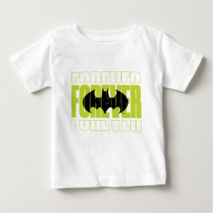 Forever Batman Typography Symbol Graphic Baby T-Shirt