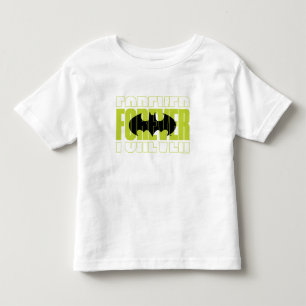 Forever Batman Typography Symbol Graphic Toddler T-Shirt