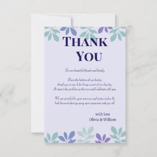 Forever Begins Here: A Wedding Thank You Card