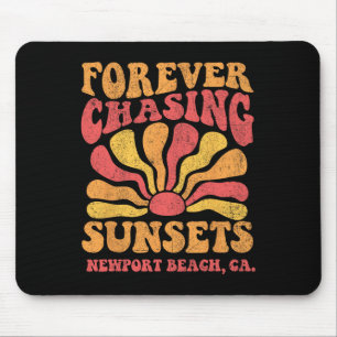 Forever Chasing Sunsets Newport Beach California 7 Mouse Mat
