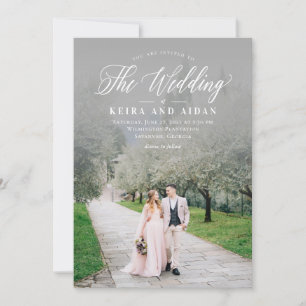 Forever Classic Photo Wedding Invitation FCL