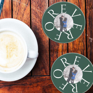 Forever: Couple Photo Coaster