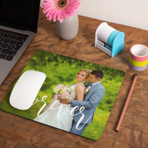 Forever Custom Wedding Photo Mouse Mat