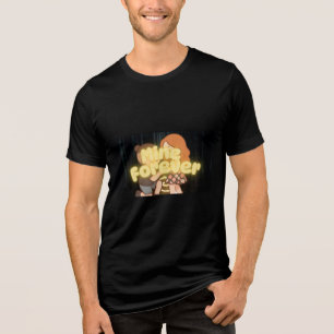 Forever Cute Kawaii Chibi Proposal Glowing Text Da Tri-Blend Shirt