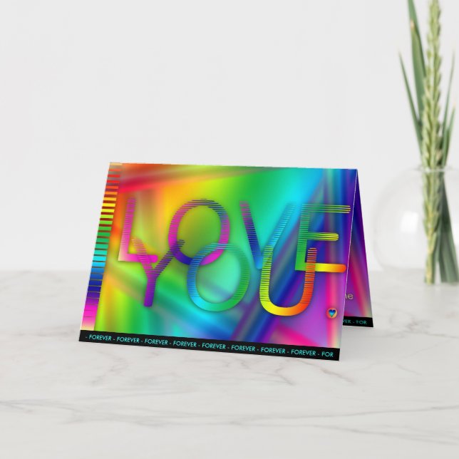 Forever  Electric I Love you Greeting Card (Front)