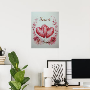 Forever Enchanted Twin Hearts  Poster
