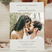 Forever Faithful Blush Photo Save the Date