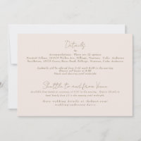 Forever Faithful Blushing Bride Wedding Detail