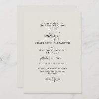 Forever Faithful Cream Wedding III