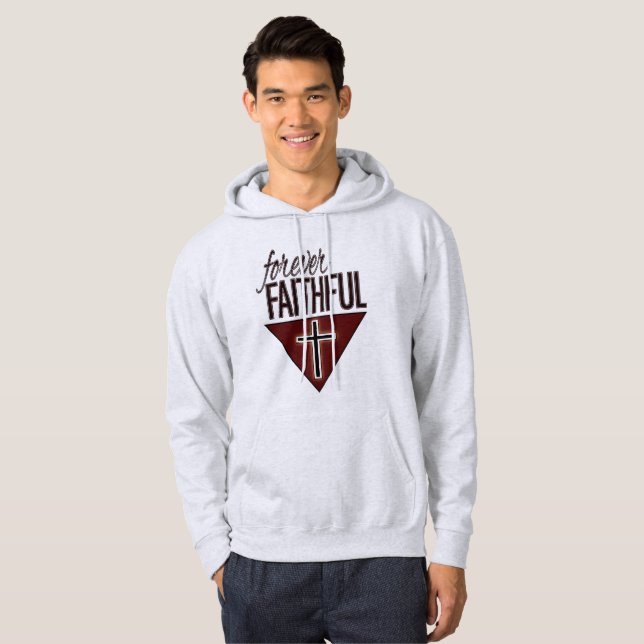 Forever Faithful Men's Hoodie (Front Full)