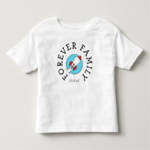 Forever Family kids Retro Rocketship Adoption Gift