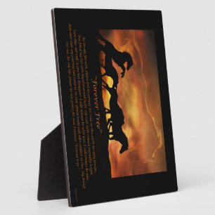 Forever Free Horse Memorial Plaque