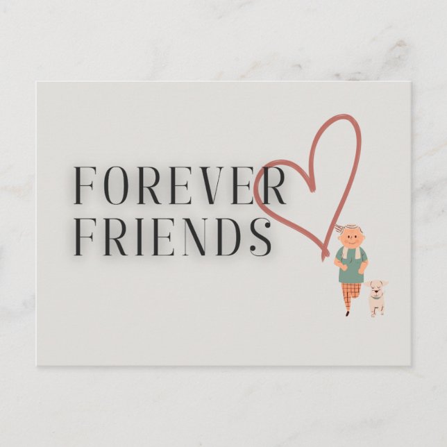 Forever Friends: Dog Postcard (Front)