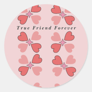 "Forever Friends Journal: Cherish Every Moment" Classic Round Sticker