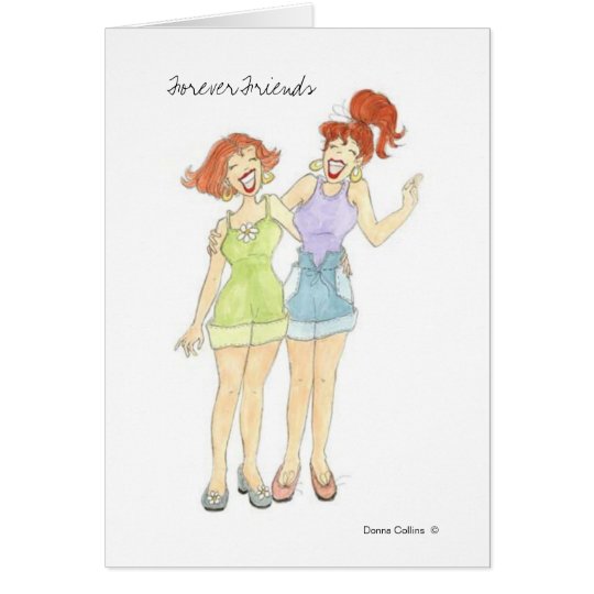 Forever Friends Note Blank Card