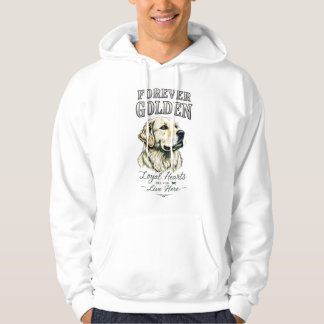 Forever Golden Retriever Pet Lover Design T-Shirt Hoodie