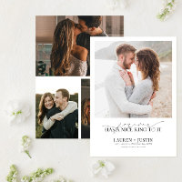 Forever Has a Nice Ring Quote 4 Photo Engagement