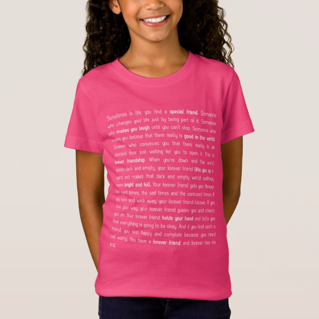 Forever has no end T-Shirt (Front)