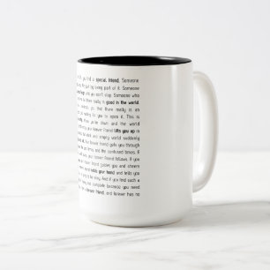 Forever has no end Two-Tone coffee mug
