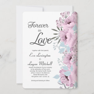 Forever in Love Wedding Invitation