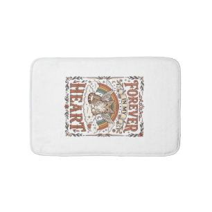 Forever In My Heart Cat Memorial Rainbow Bridge Vi Bath Mat