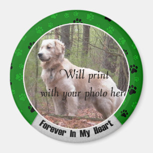 Forever In My Heart Dog or Cat Memorial Magnet