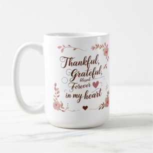 Forever in My Heart Floral Mug