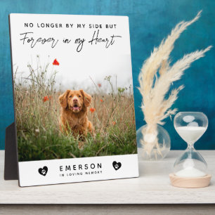 Forever in My Heart Photo Pet Memorial Plaque