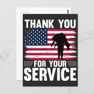 Forever in Our Debt—Happy Veterans Day Postcard