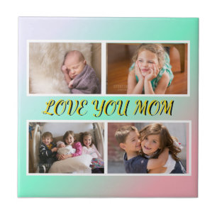 Forever in Our Heart 4-Photo Tribute Tile