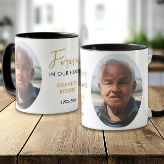 Forever In Our Hearts 2 Photo Memorial Keepsake Mug
